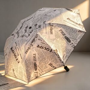 Newspaper Print Umbrella