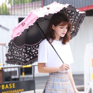 Lace Trim Umbrella
