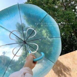 Blue Flower Umbrella
