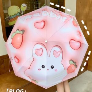 Pink Heart Umbrella